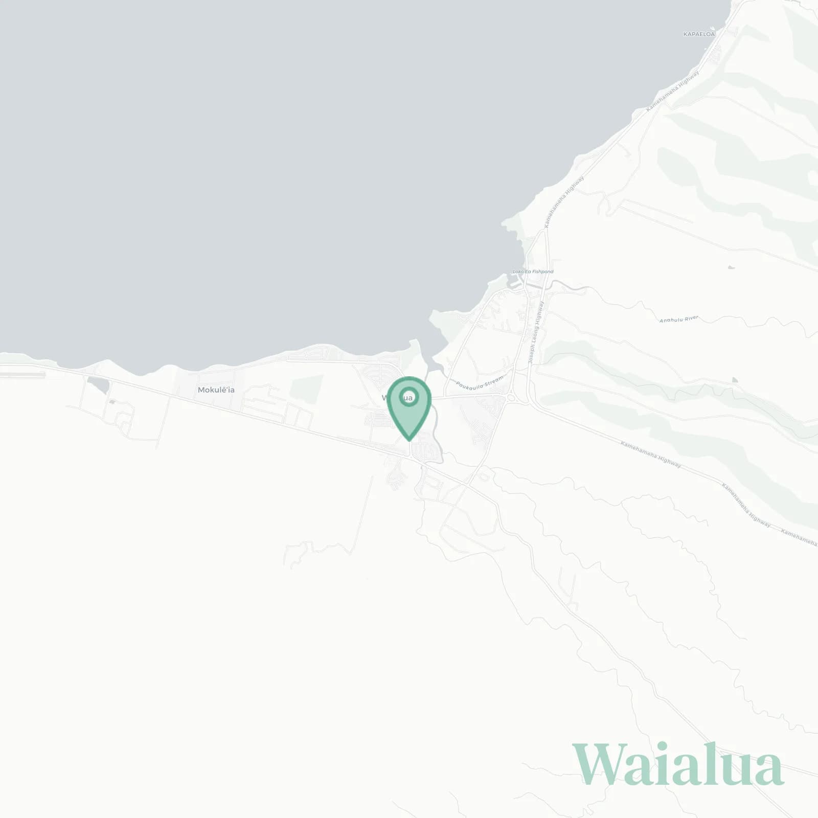 Waialua map
