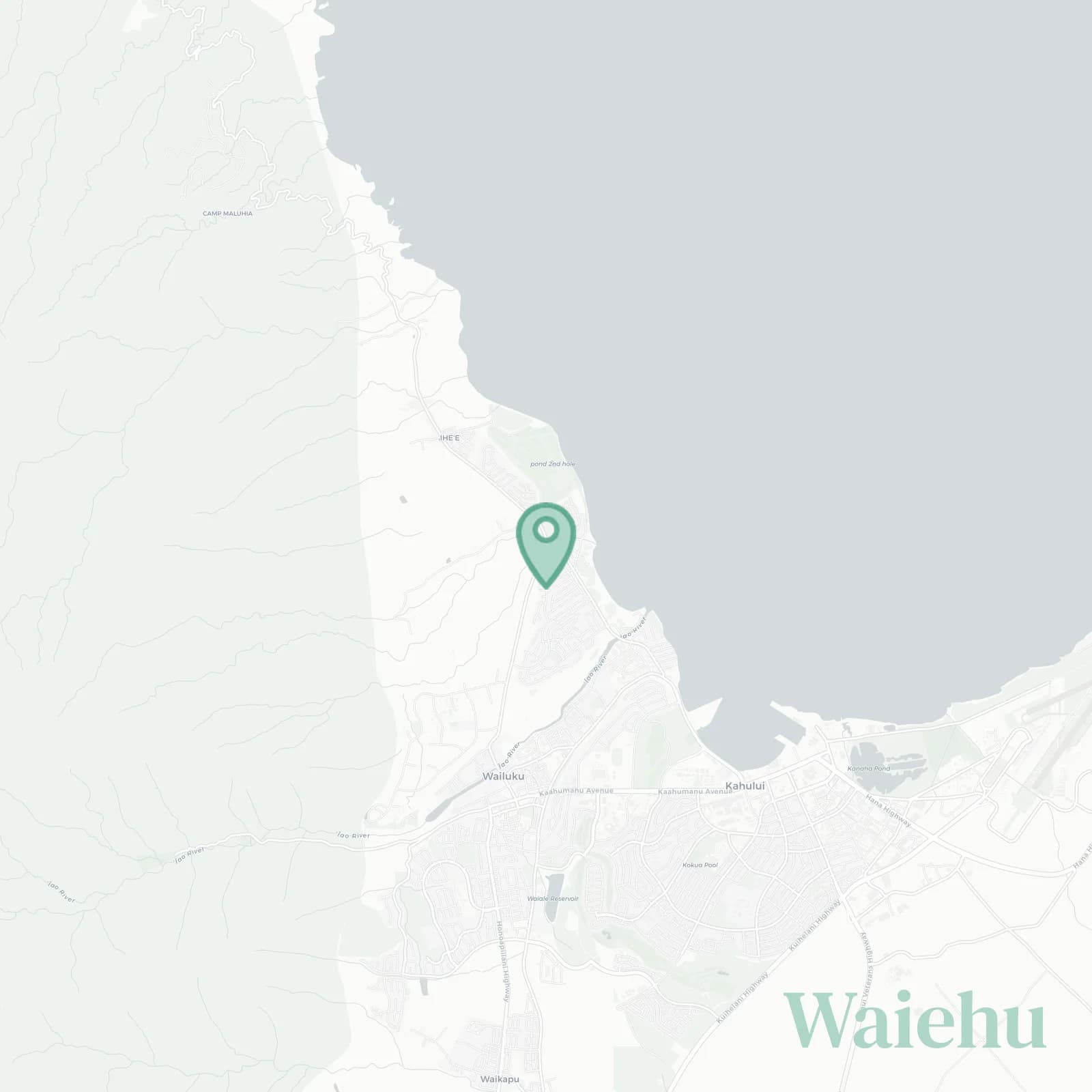 Waiehu map