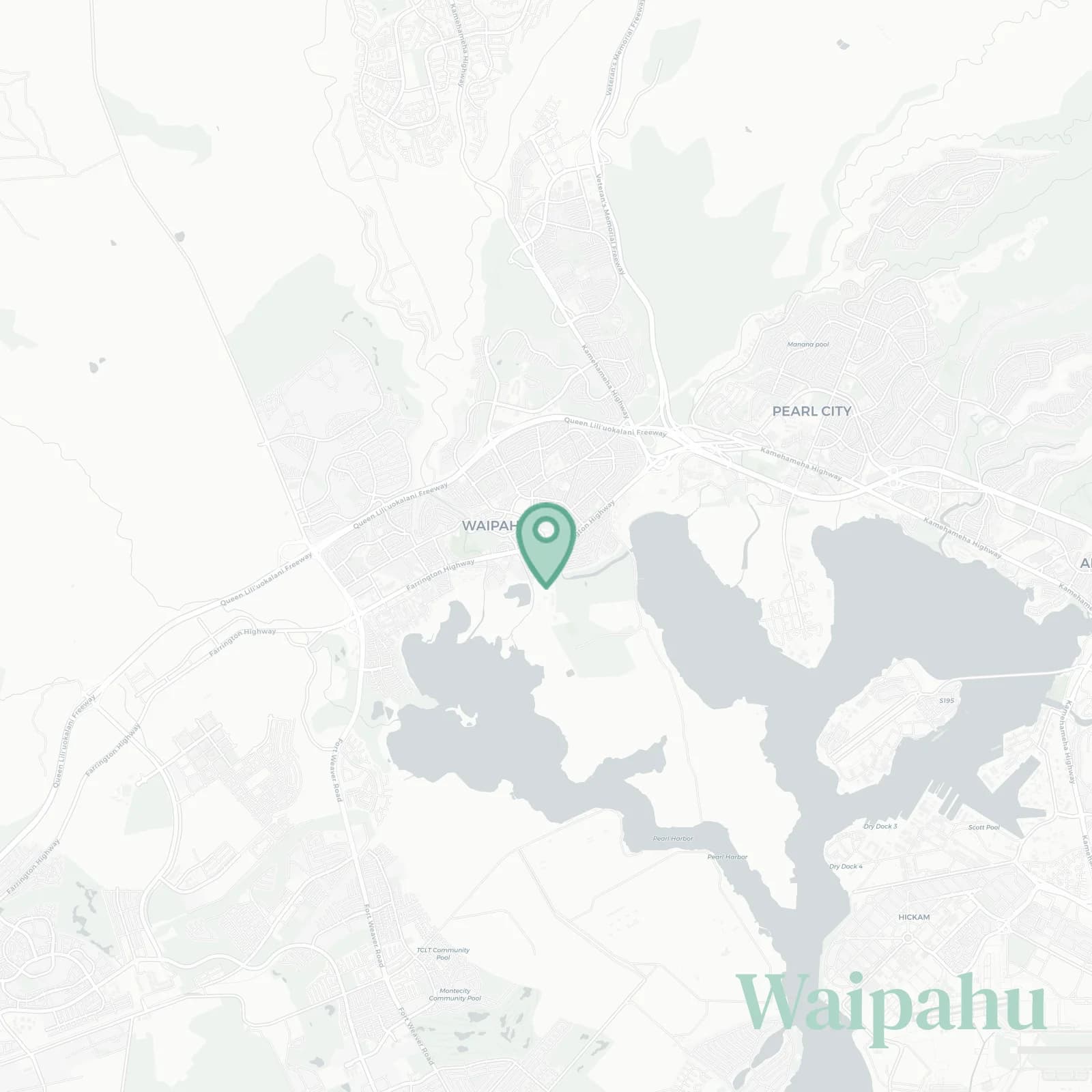 Waipahu map