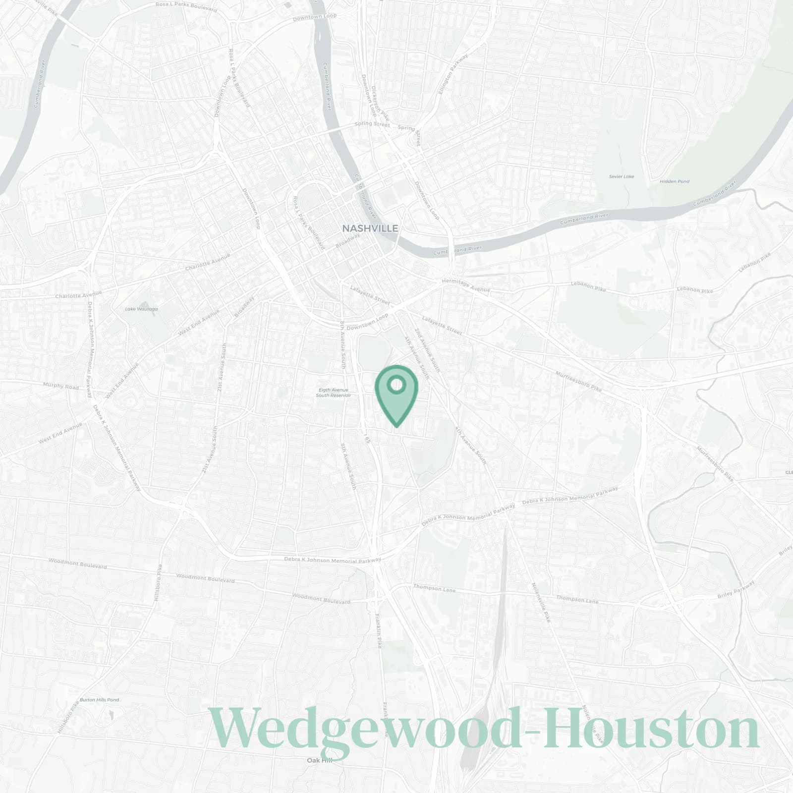 Wedgewood-Houston map