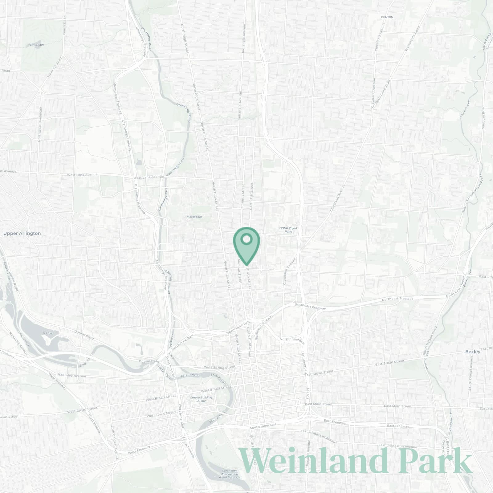 Weinland Park map