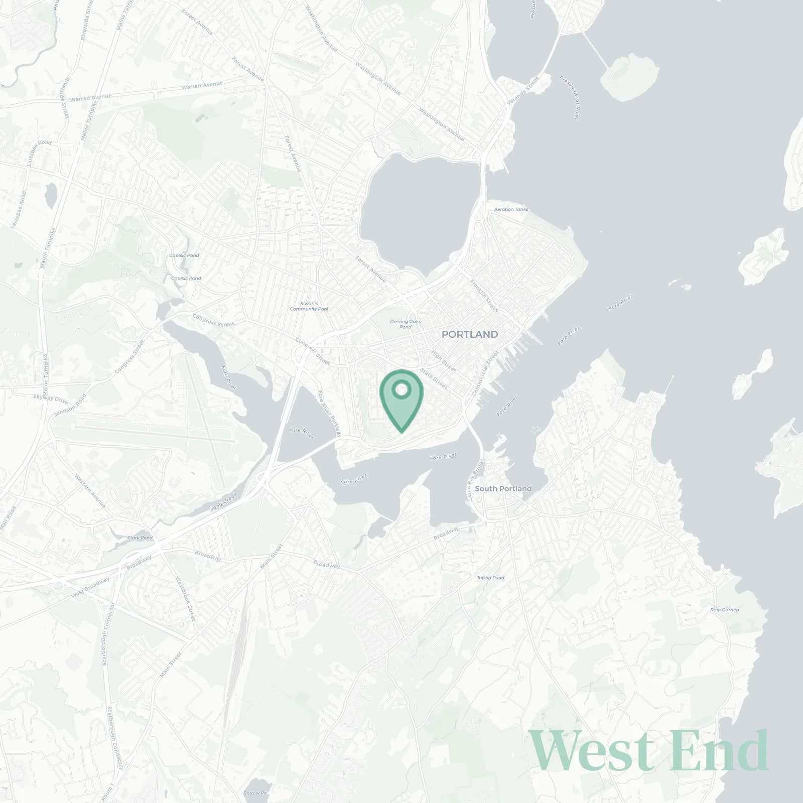 West End map