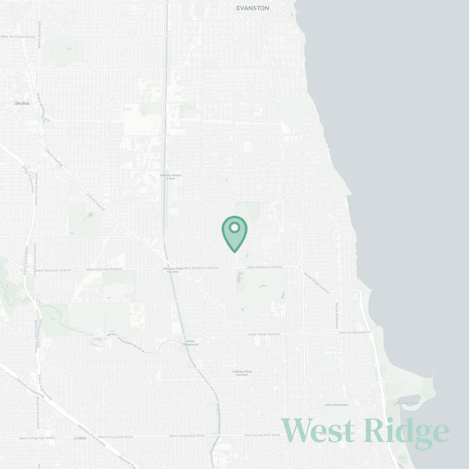 West Ridge map