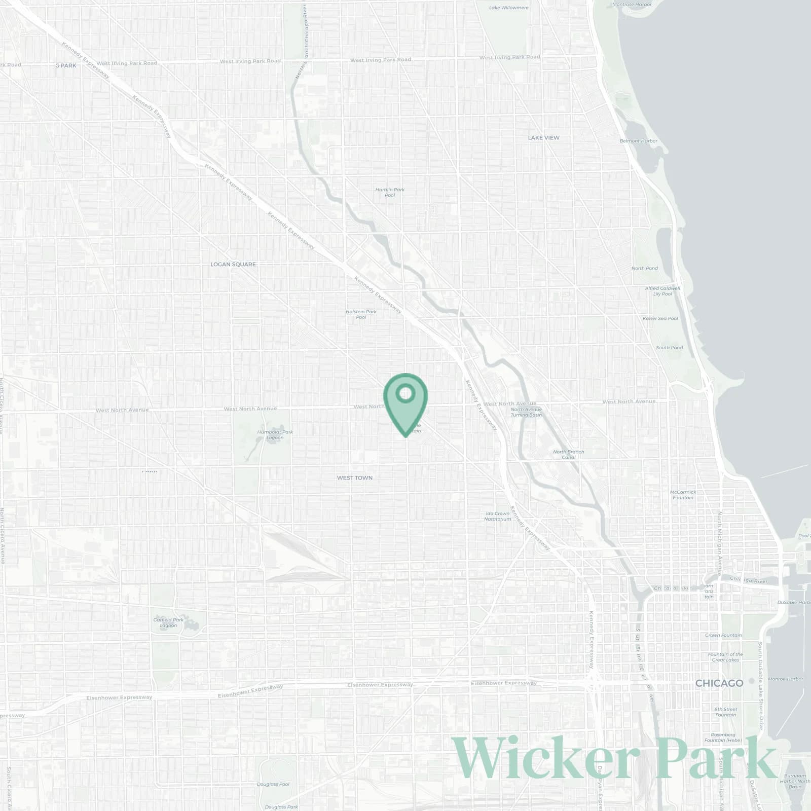 Wicker Park map