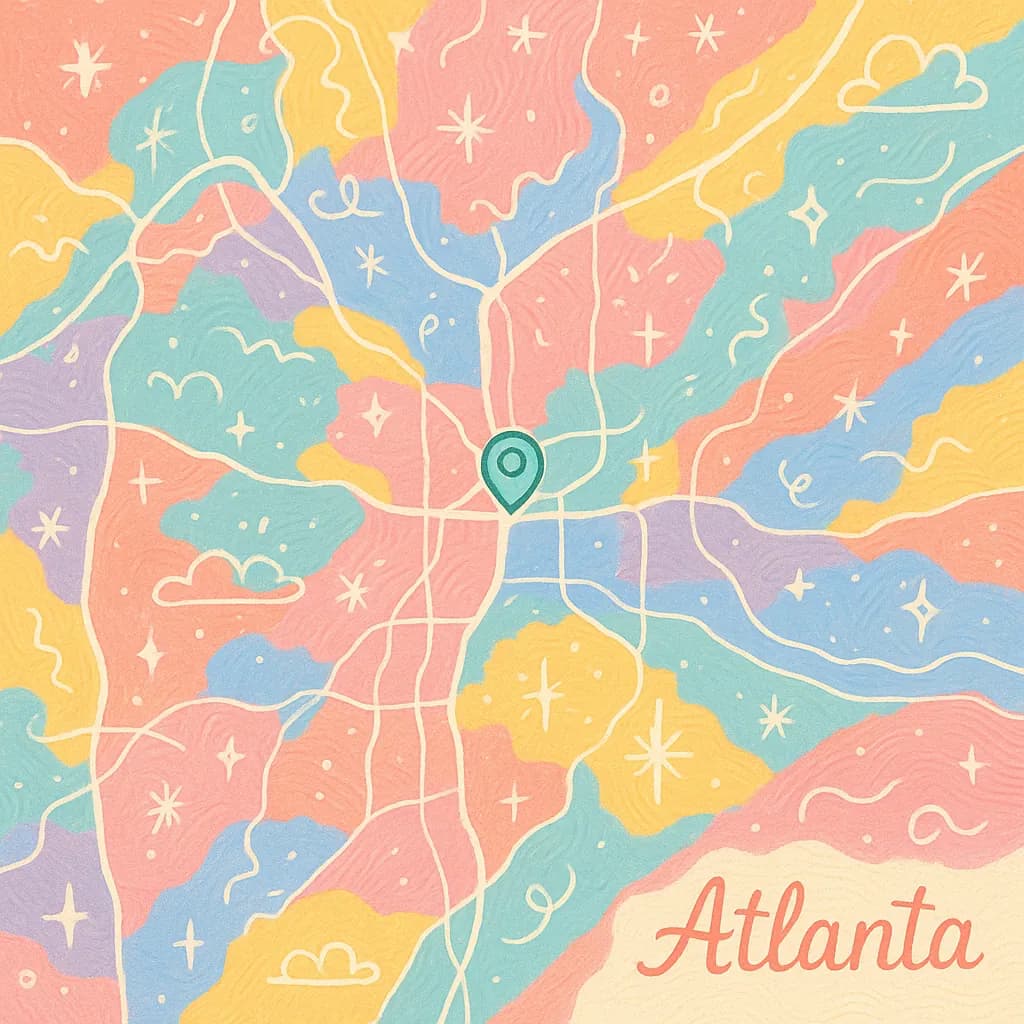 Atlanta map