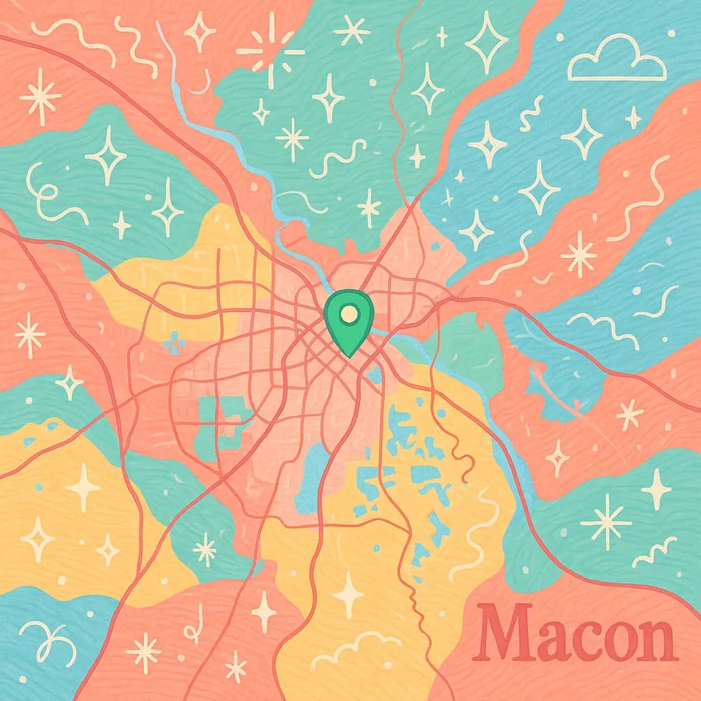 Macon map