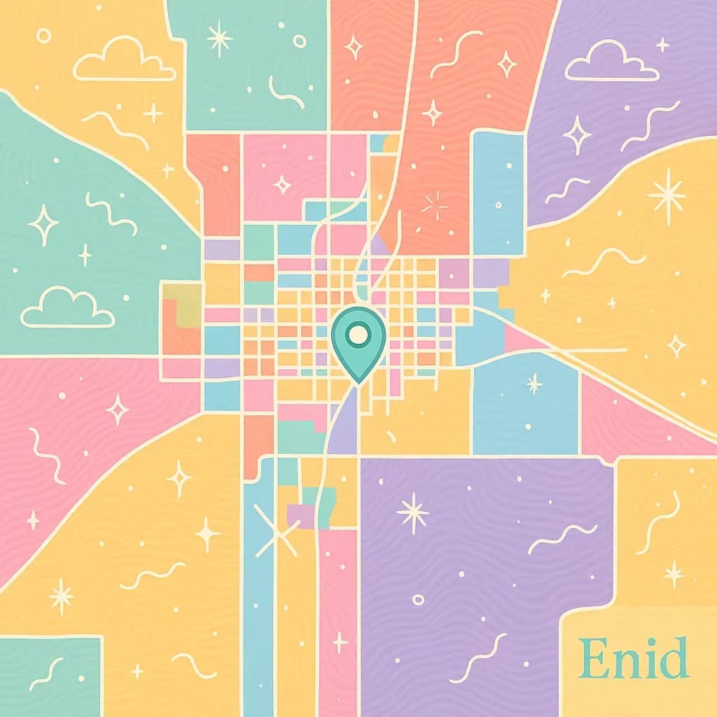 Enid map