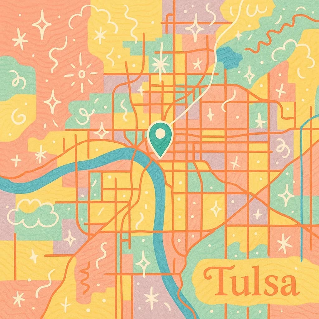 Tulsa map