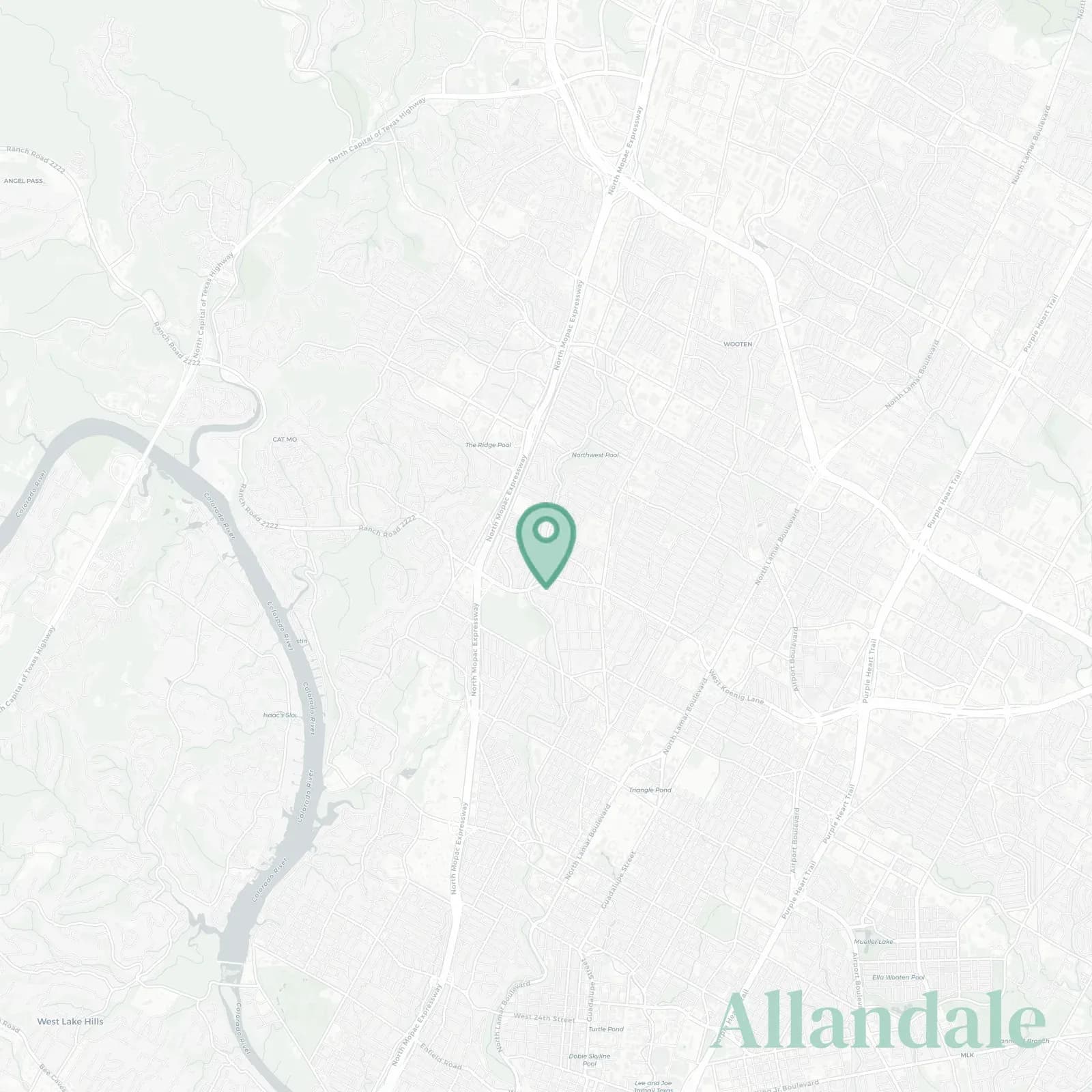 Allandale map