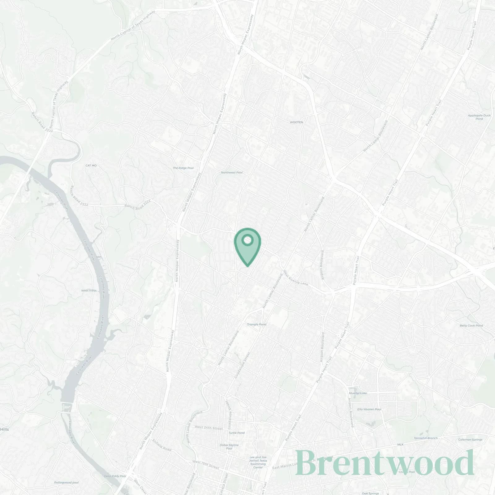 Brentwood map