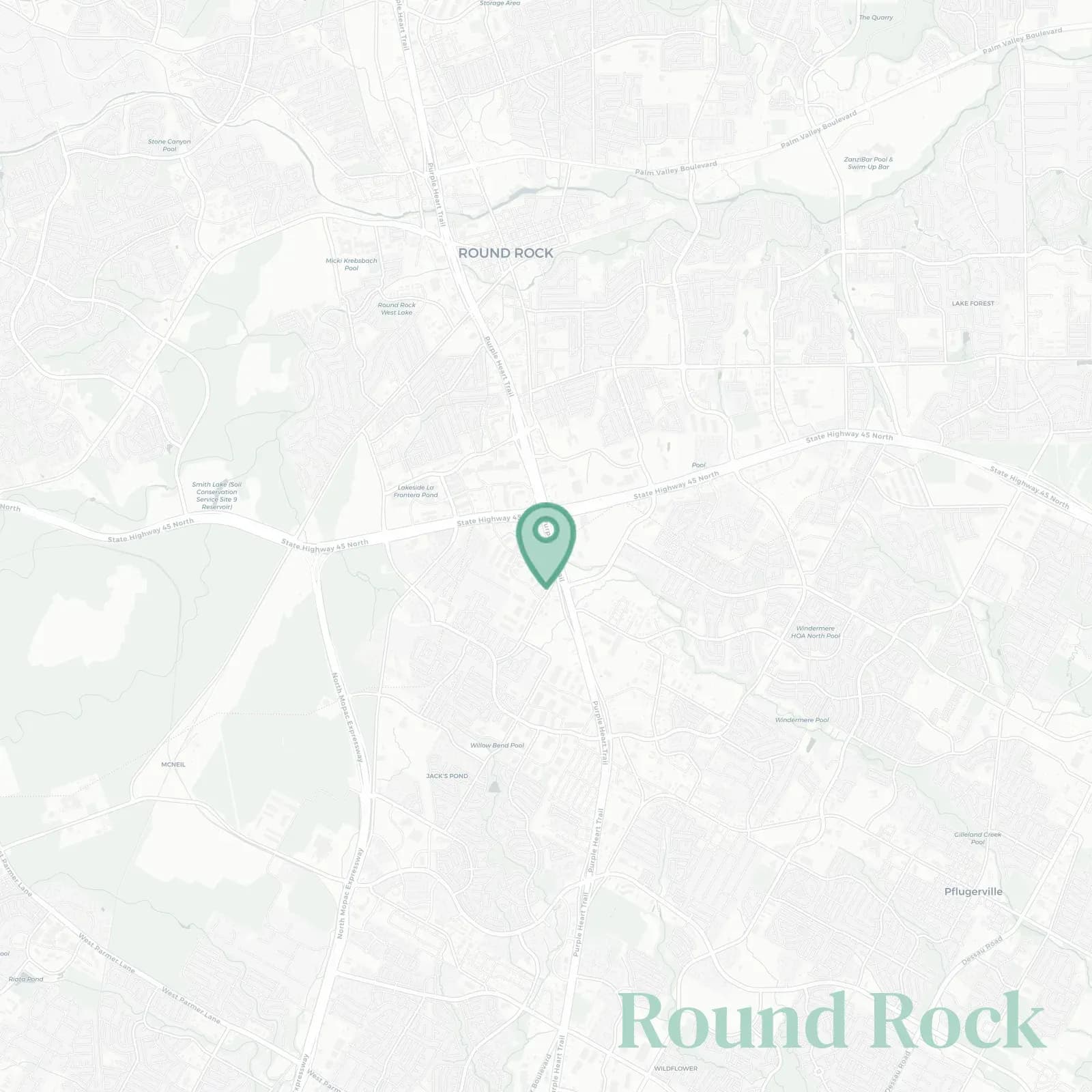 Round Rock map