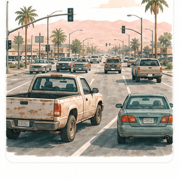 Bakersfield traffic hero image