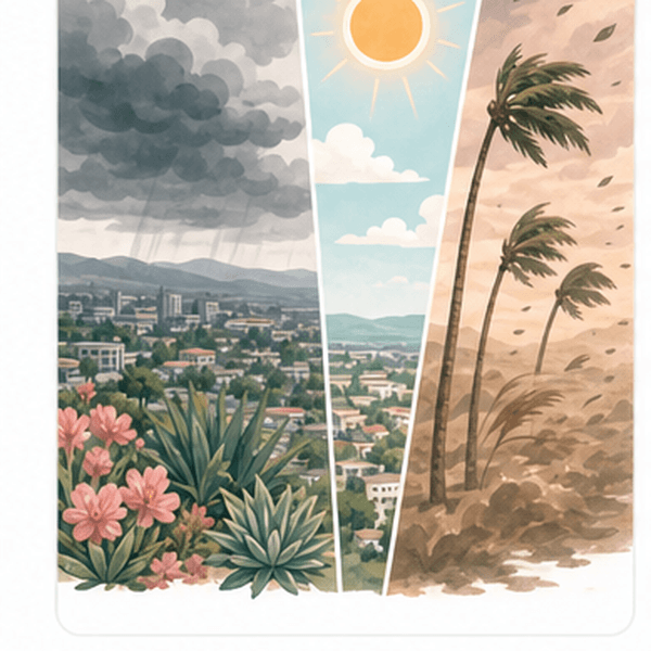Irvine weather hero image