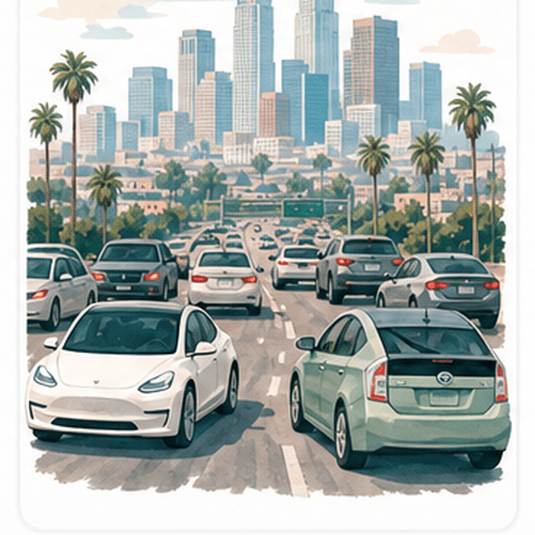 Los Angeles traffic hero image