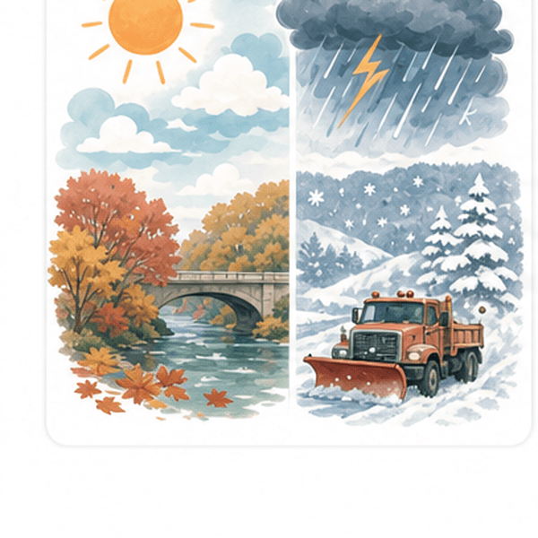 Waterbury weather hero image
