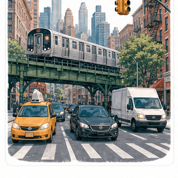 Manhattan traffic hero image