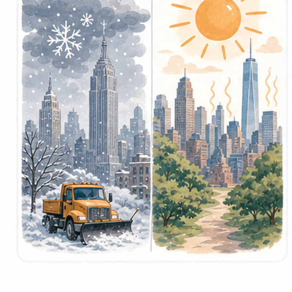 Manhattan weather hero image