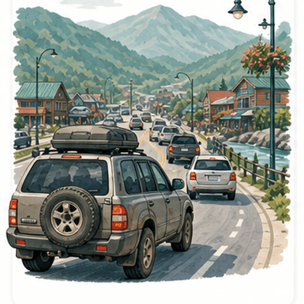 Gatlinburg traffic hero image