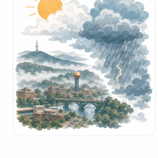 Knoxville weather hero image