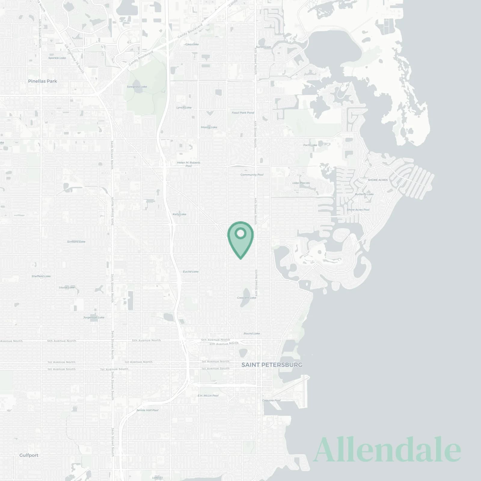 Allendale map