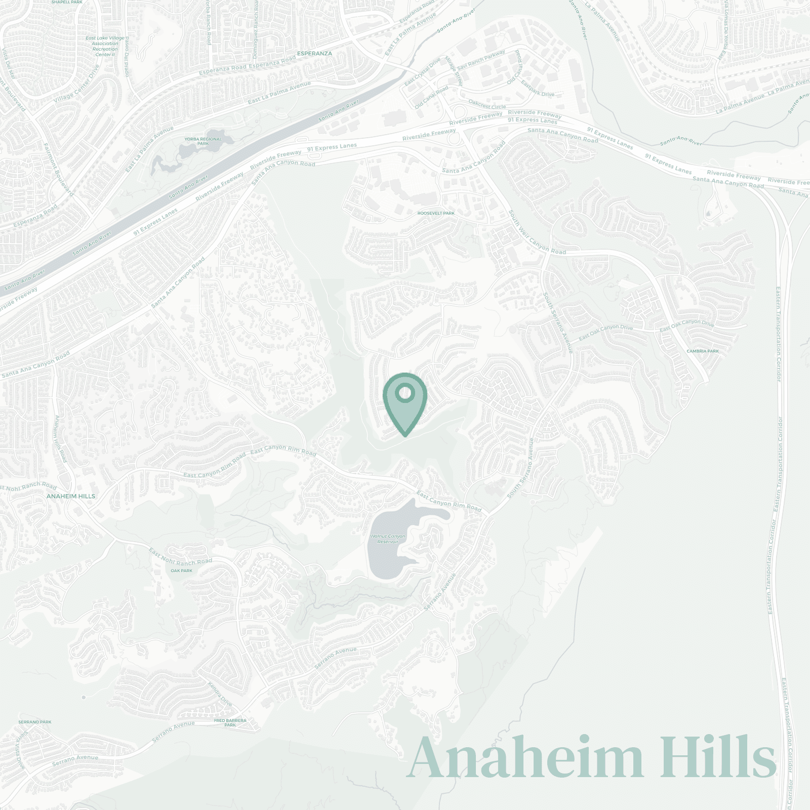 Anaheim Hills neighborhood