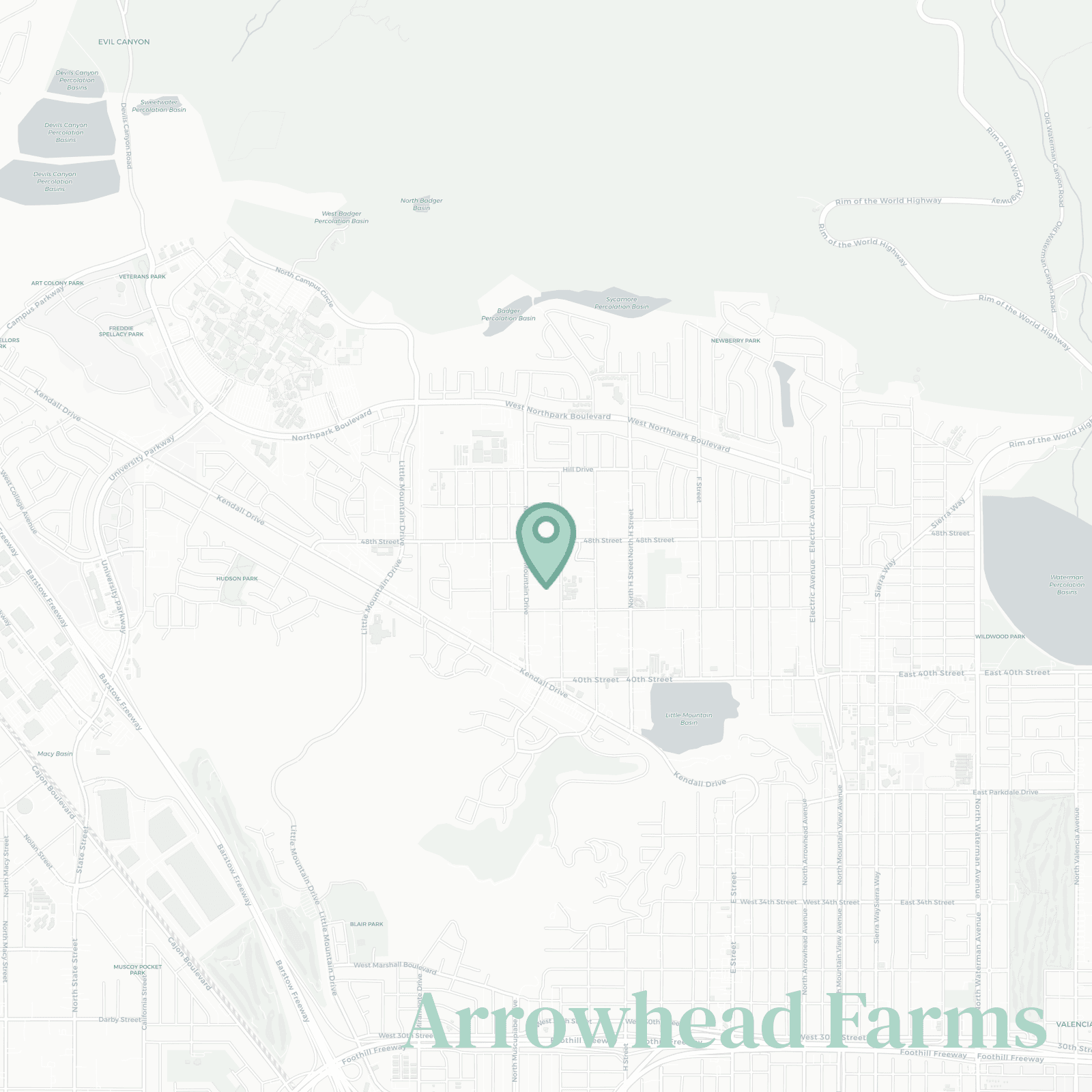 Arrowhead Farms neighborhood