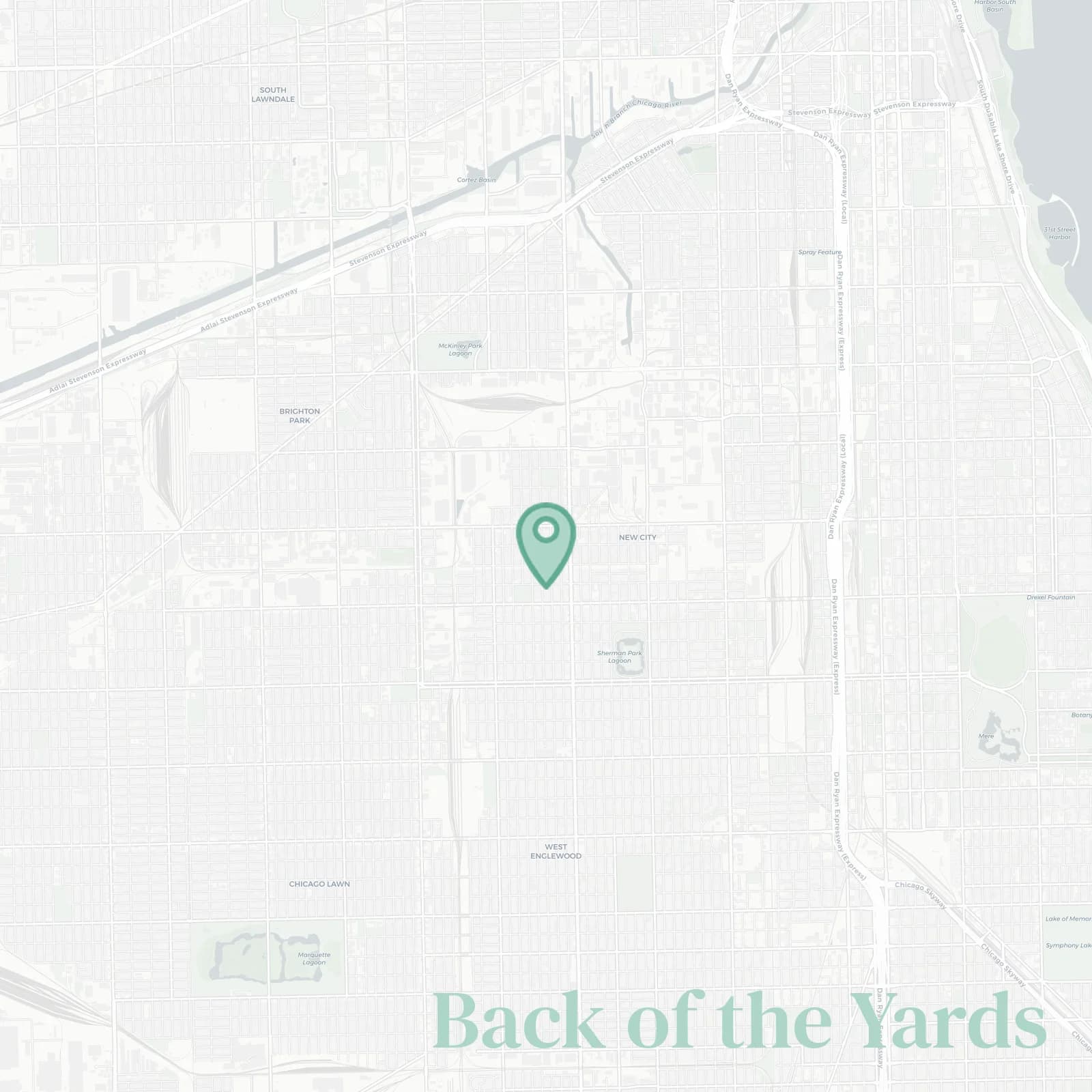 Back of the Yards map