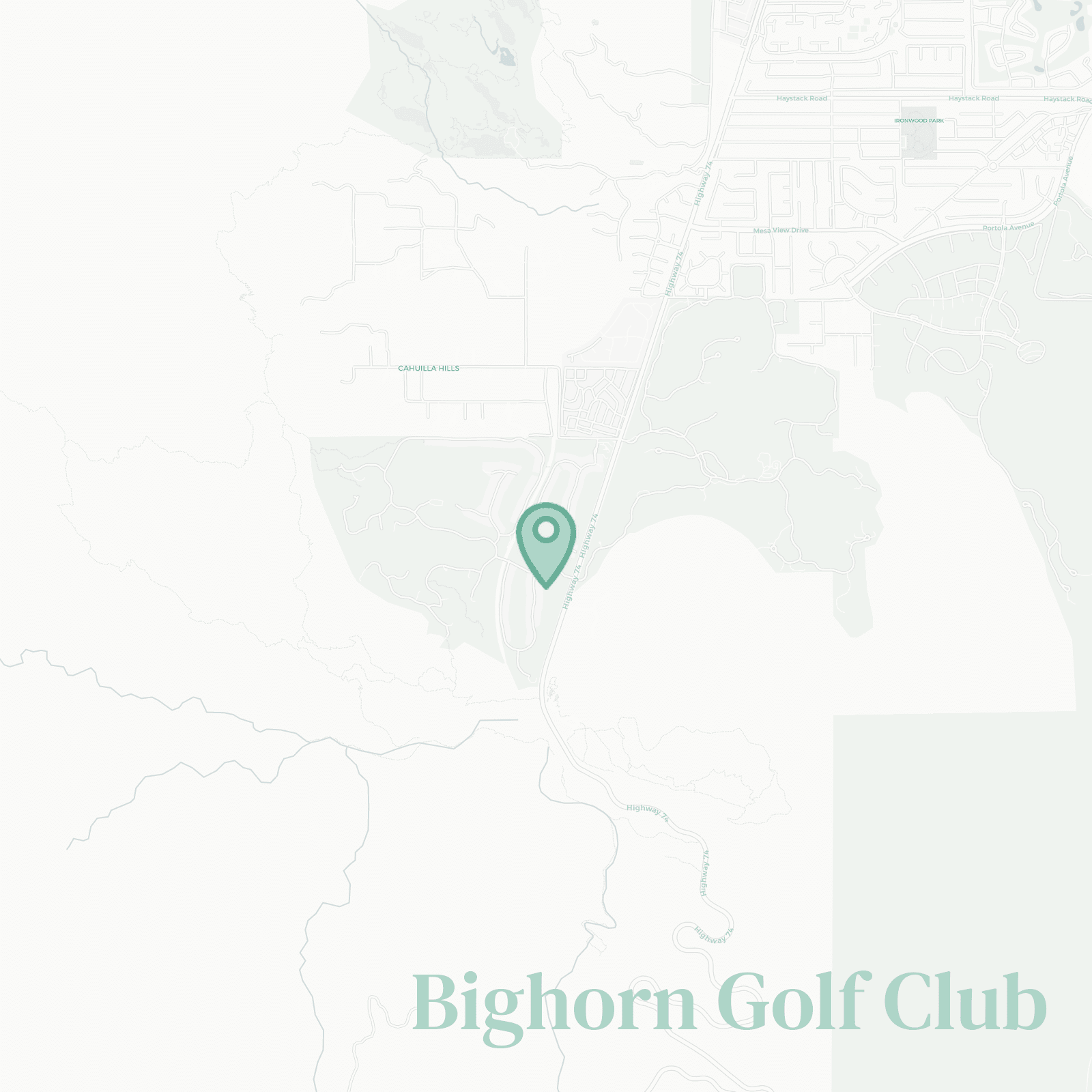 Bighorn Golf Club neighborhood