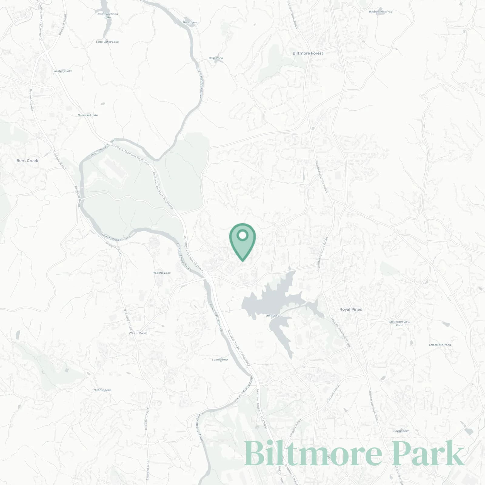 Biltmore Park map