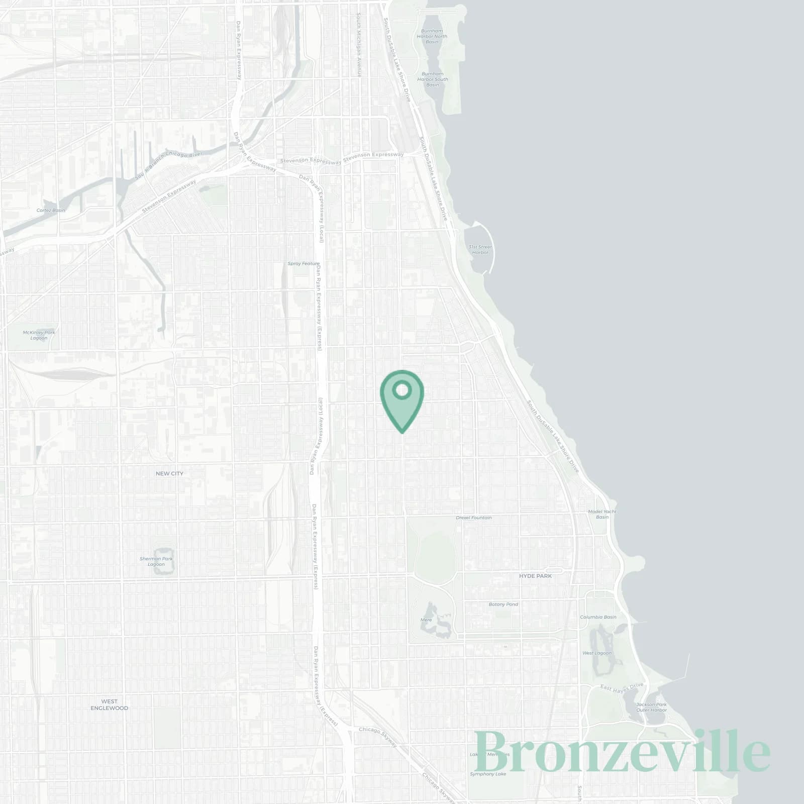 Bronzeville map