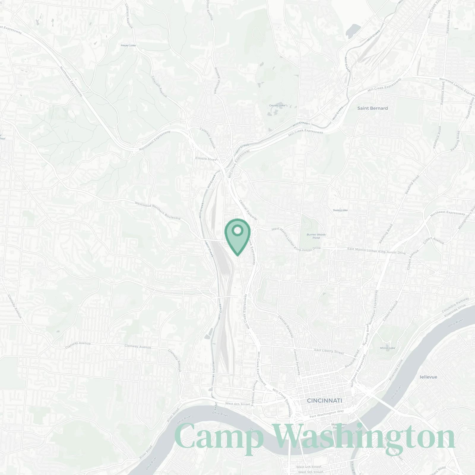 Camp Washington map