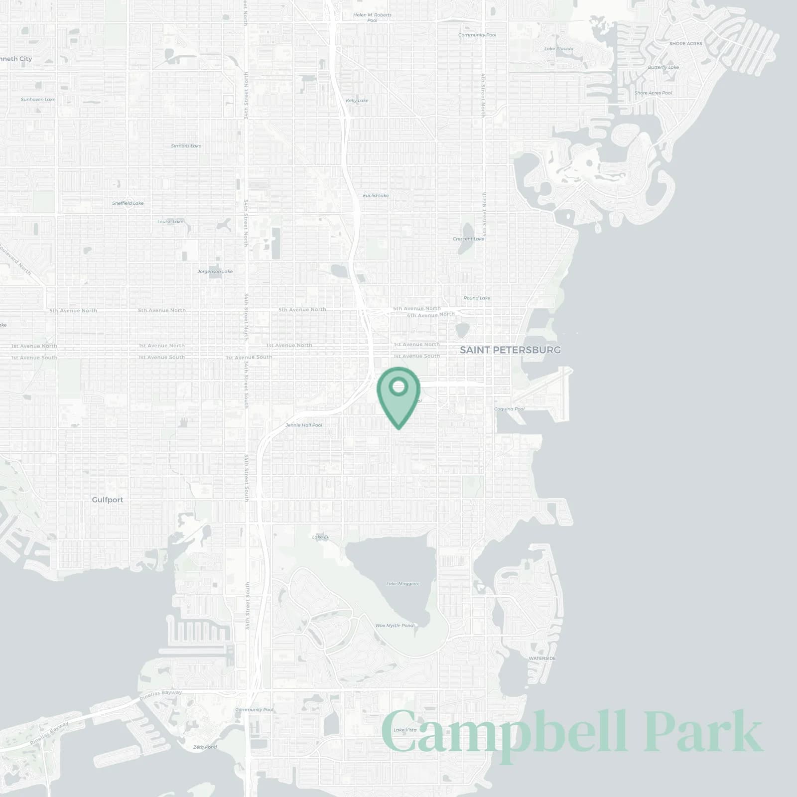 Campbell Park map