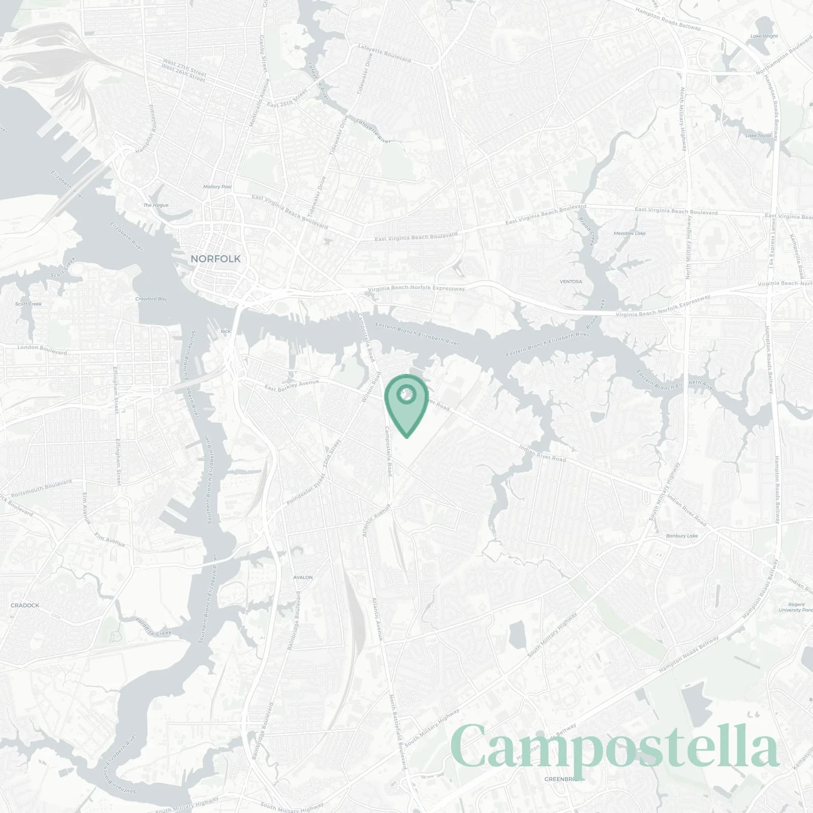 Campostella map