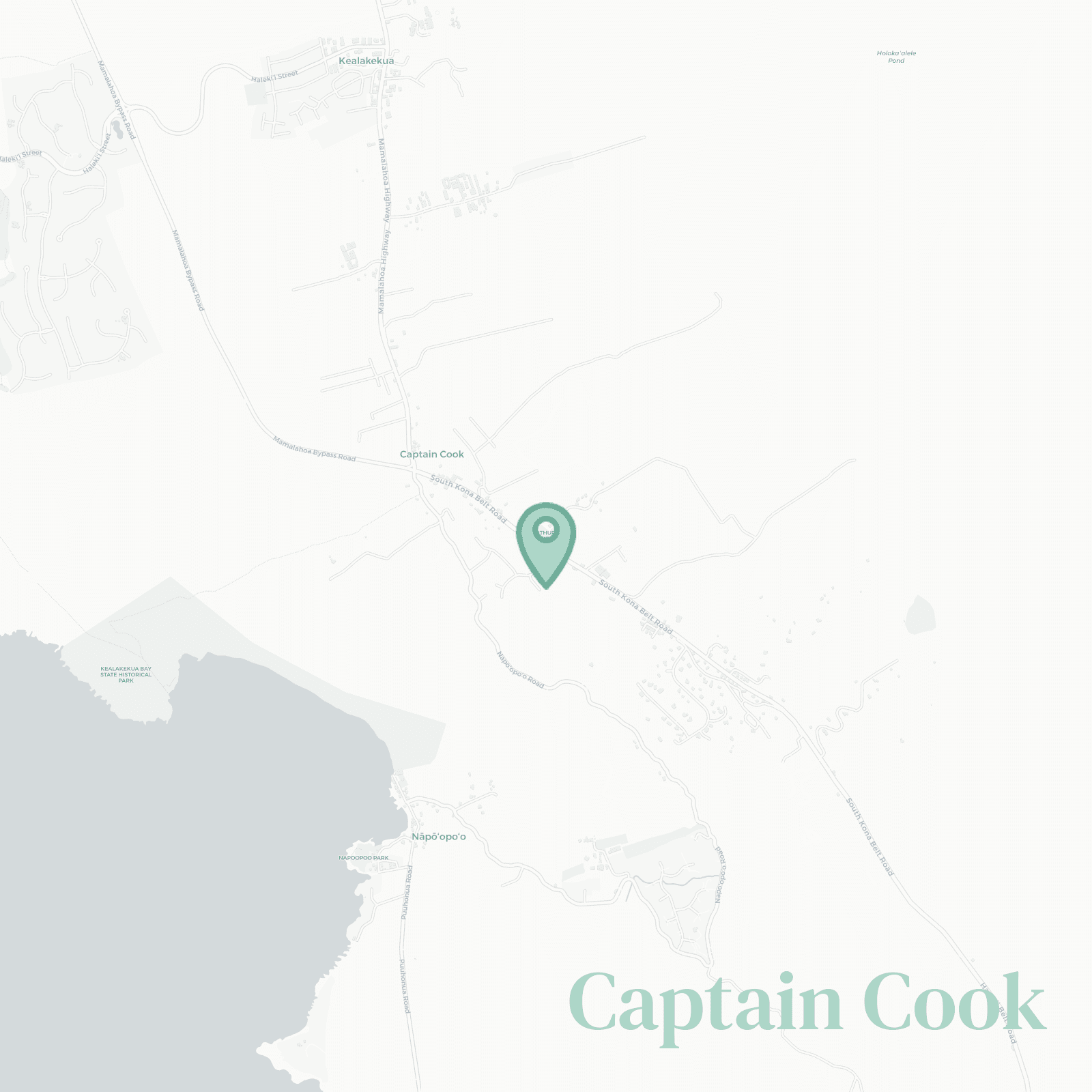 Captain Cook map