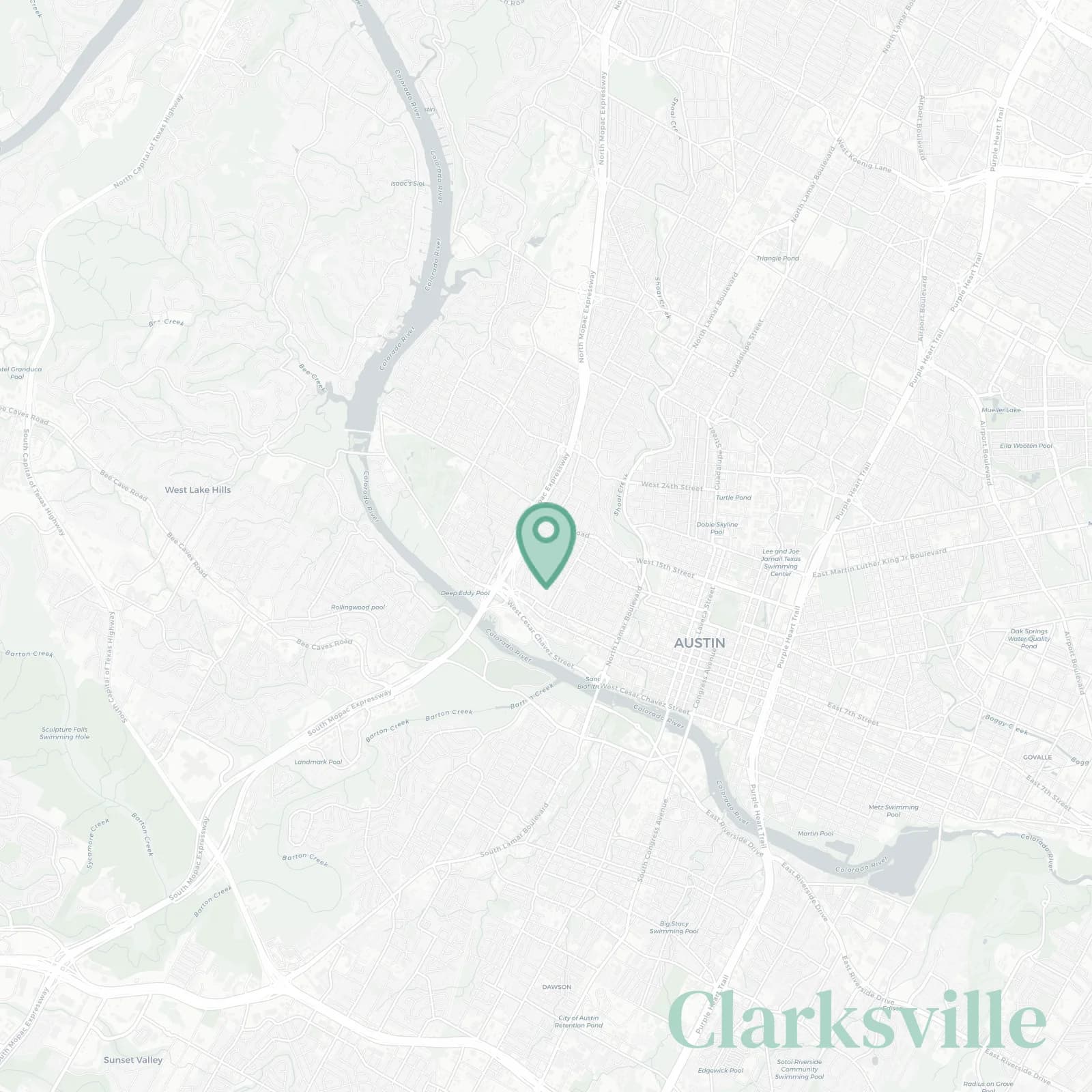 Clarksville map