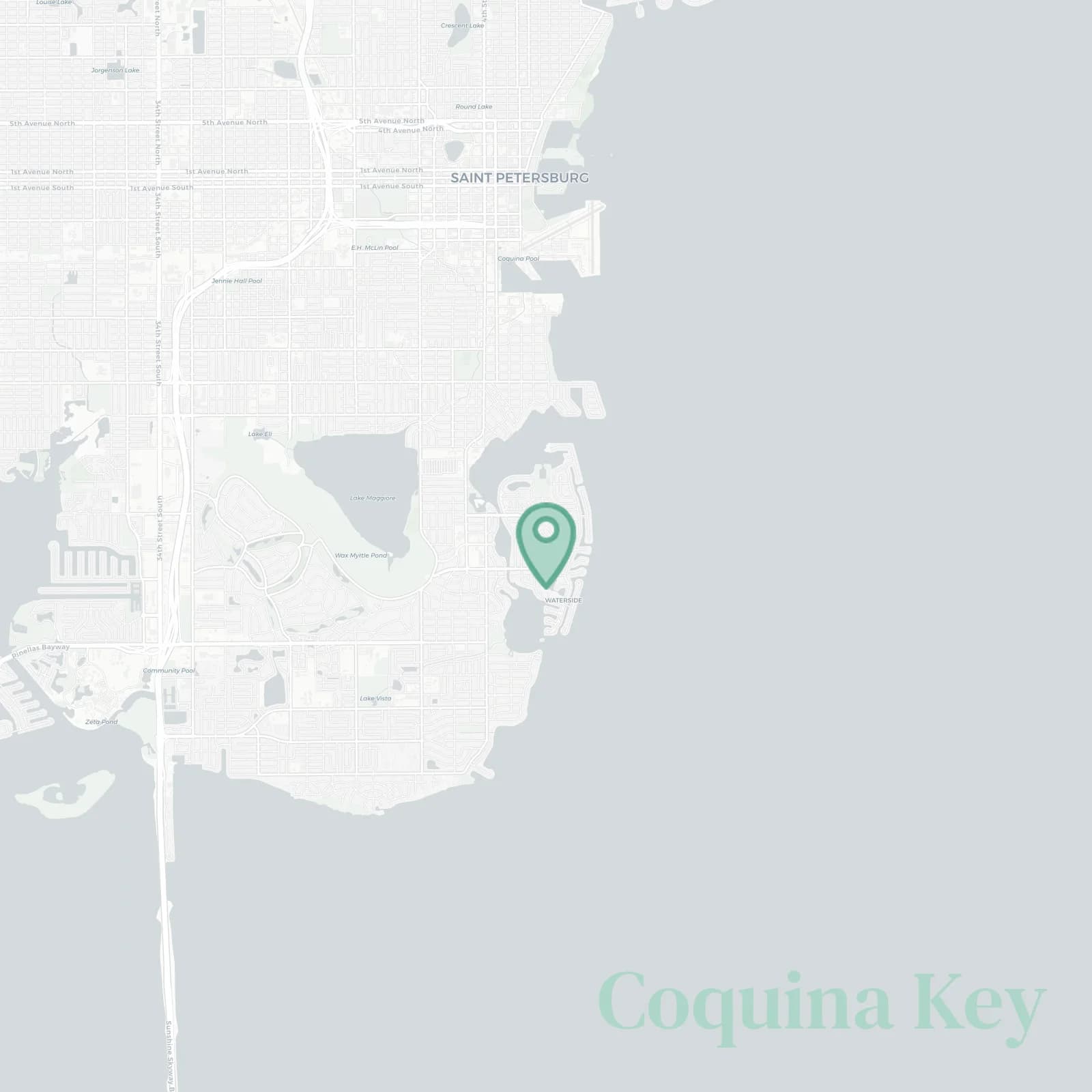 Coquina Key map