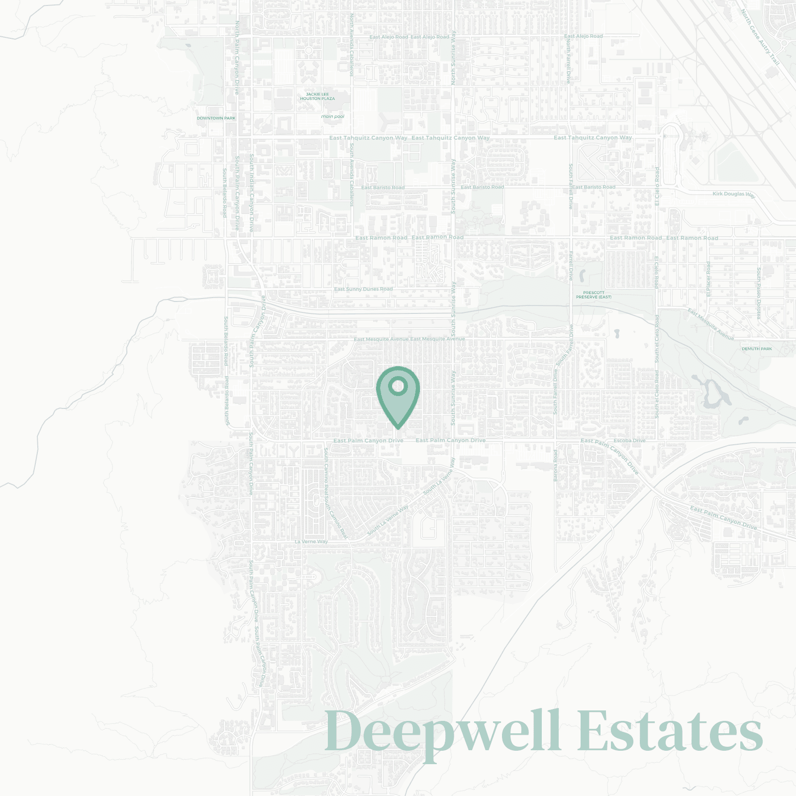 Deepwell Estates map