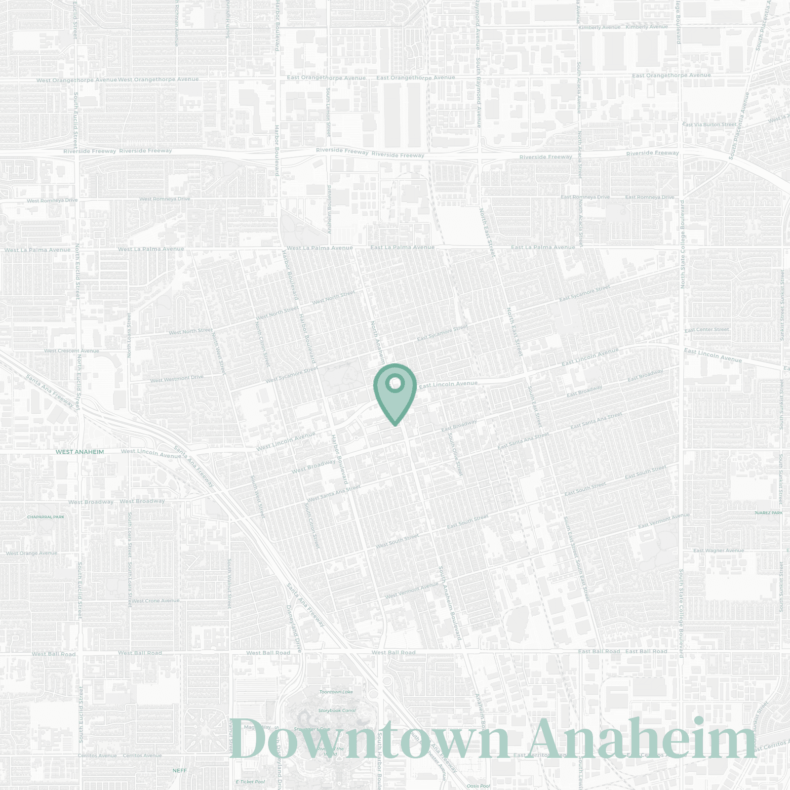 Downtown Anaheim neighborhood