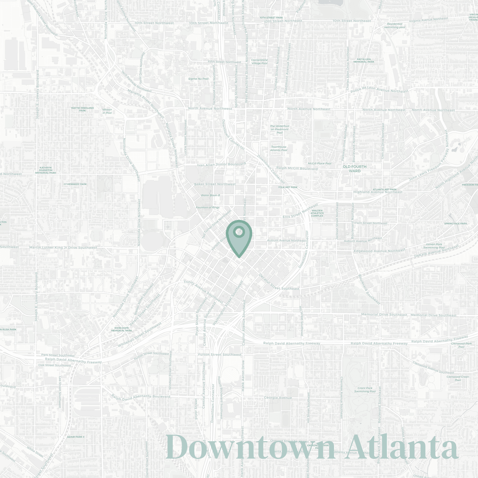 Downtown Atlanta neighborhood