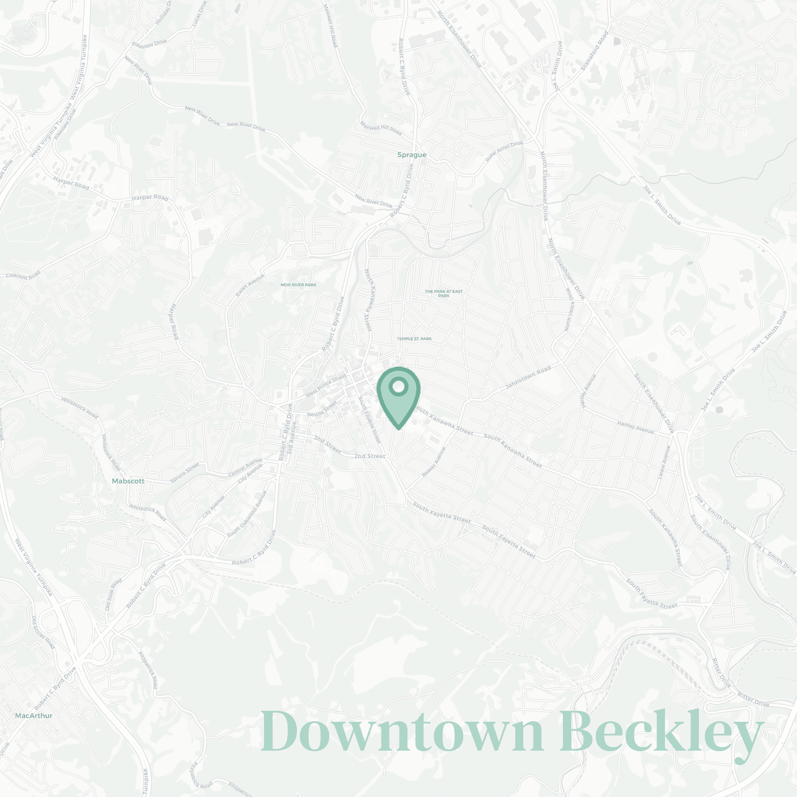 Downtown Beckley neighborhood