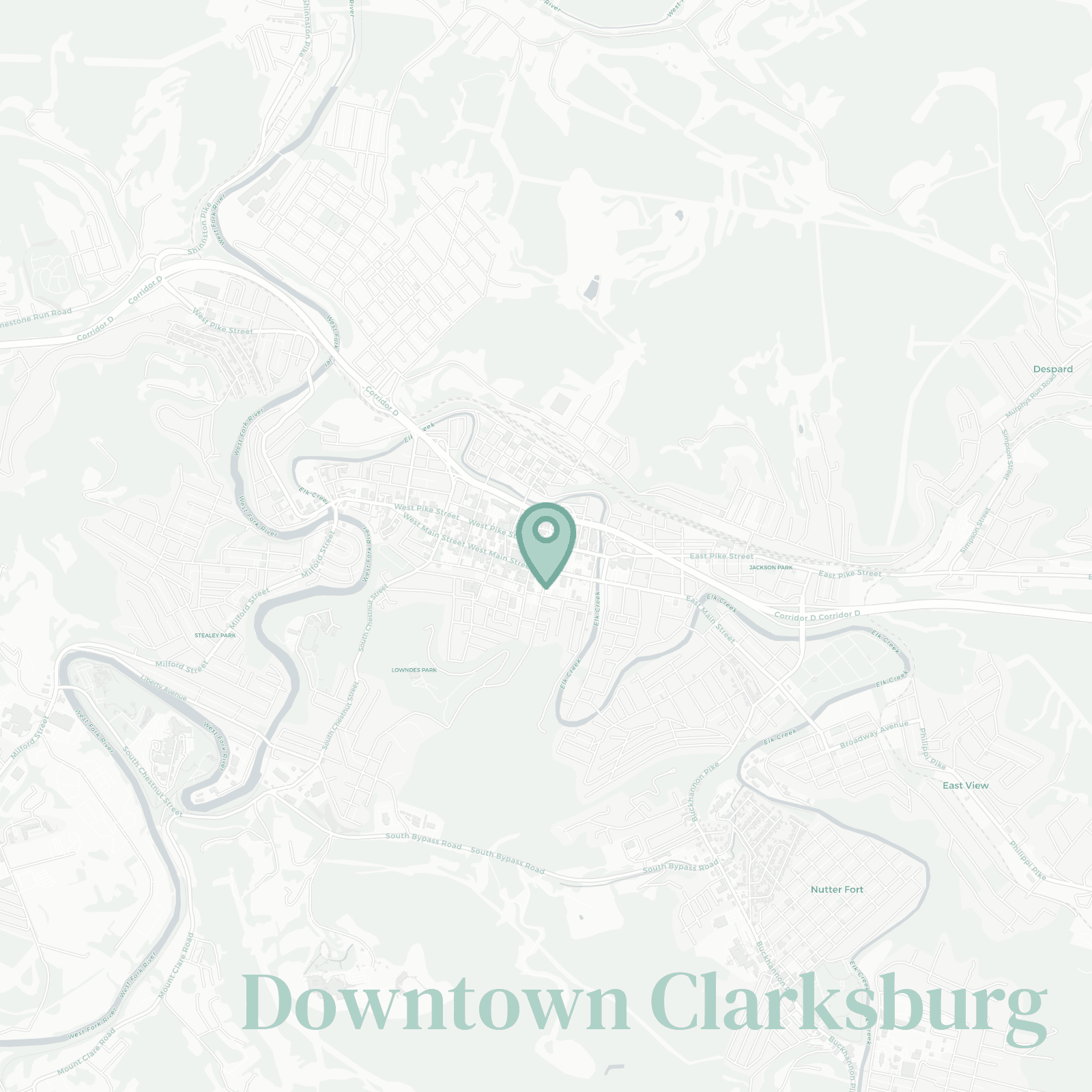 Downtown Clarksburg neighborhood