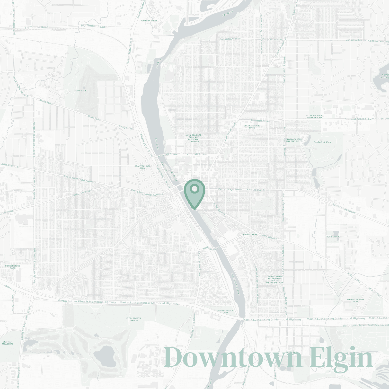 Downtown Elgin neighborhood