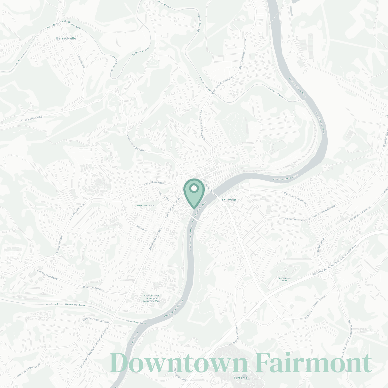 Downtown Fairmont neighborhood