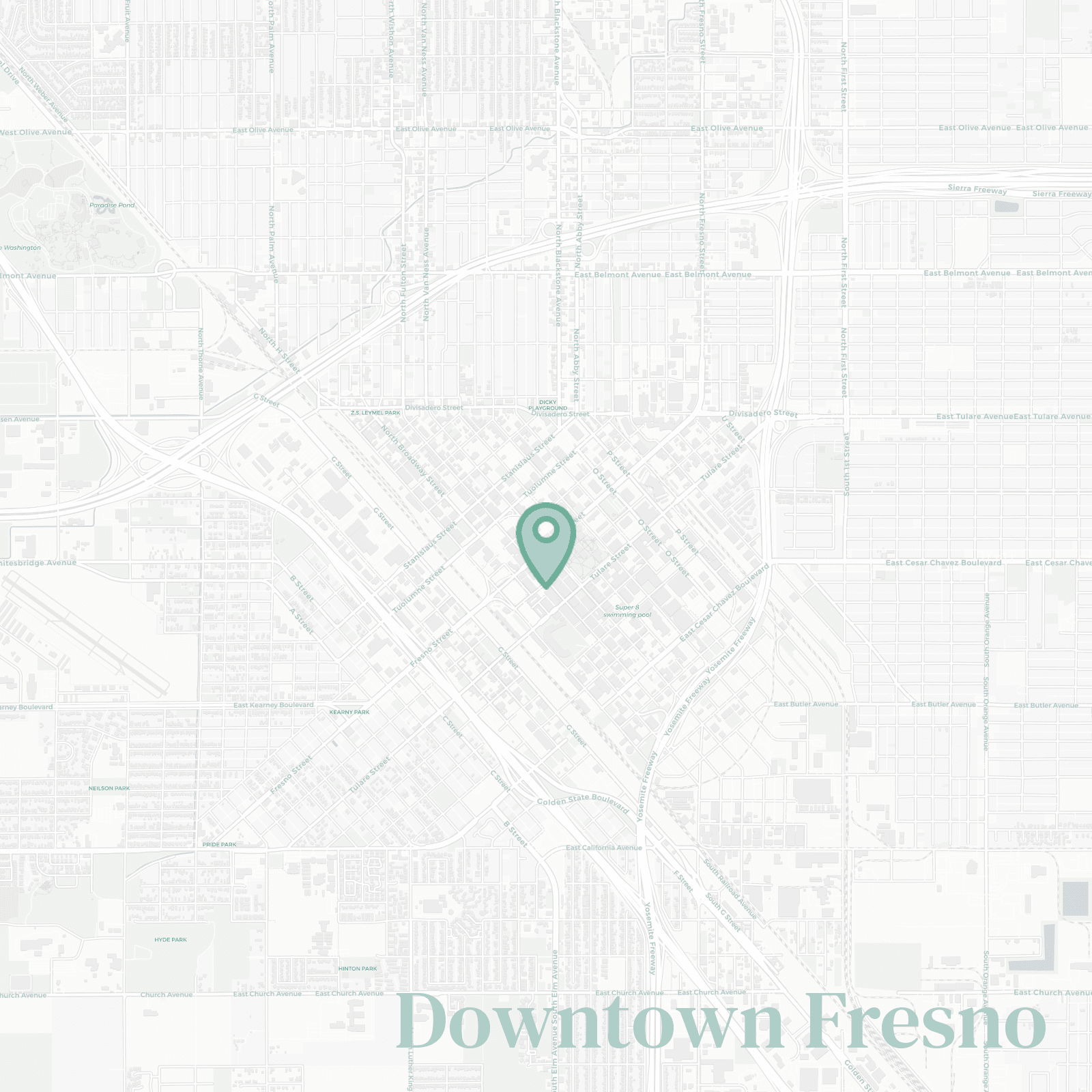 Downtown Fresno neighborhood