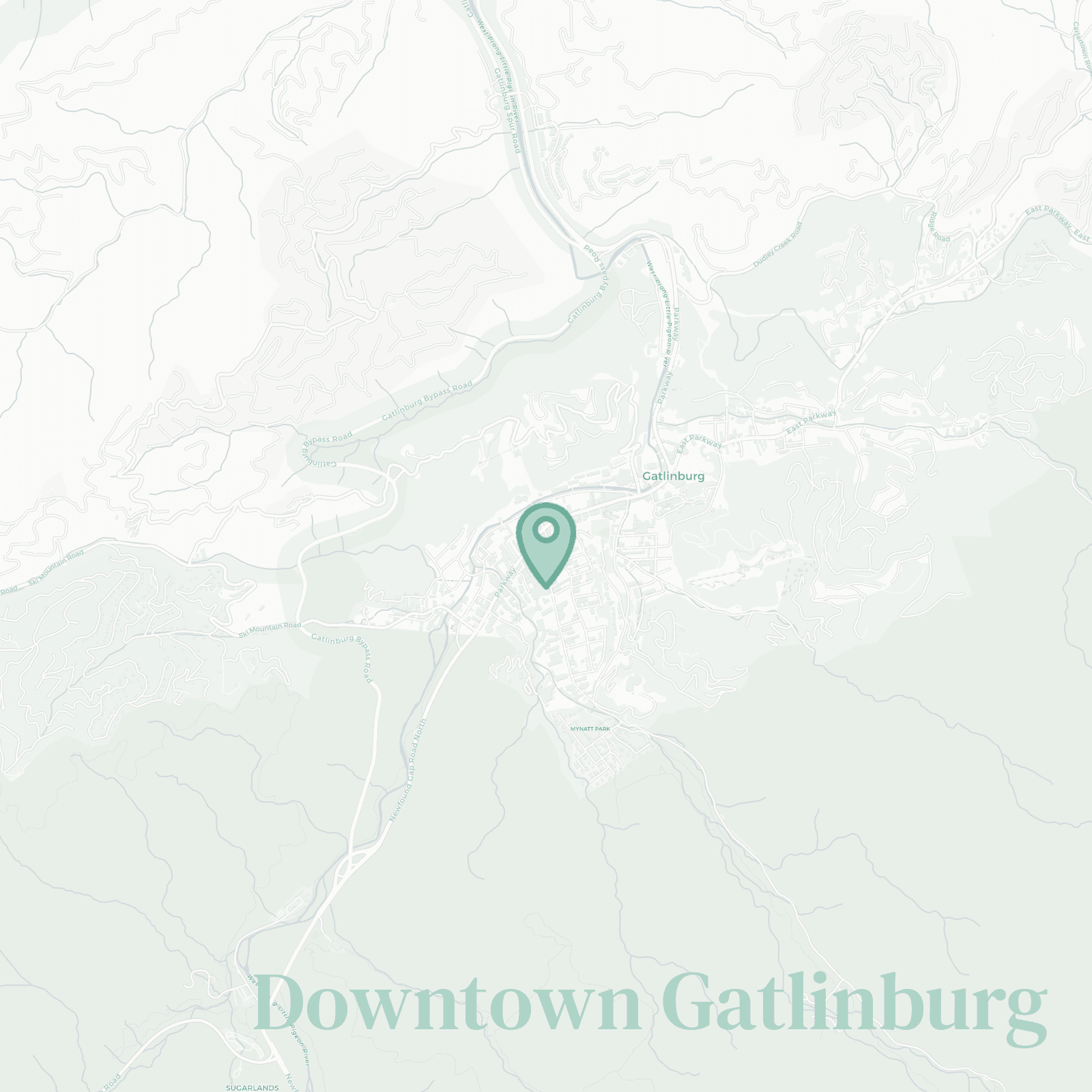 Downtown Gatlinburg neighborhood
