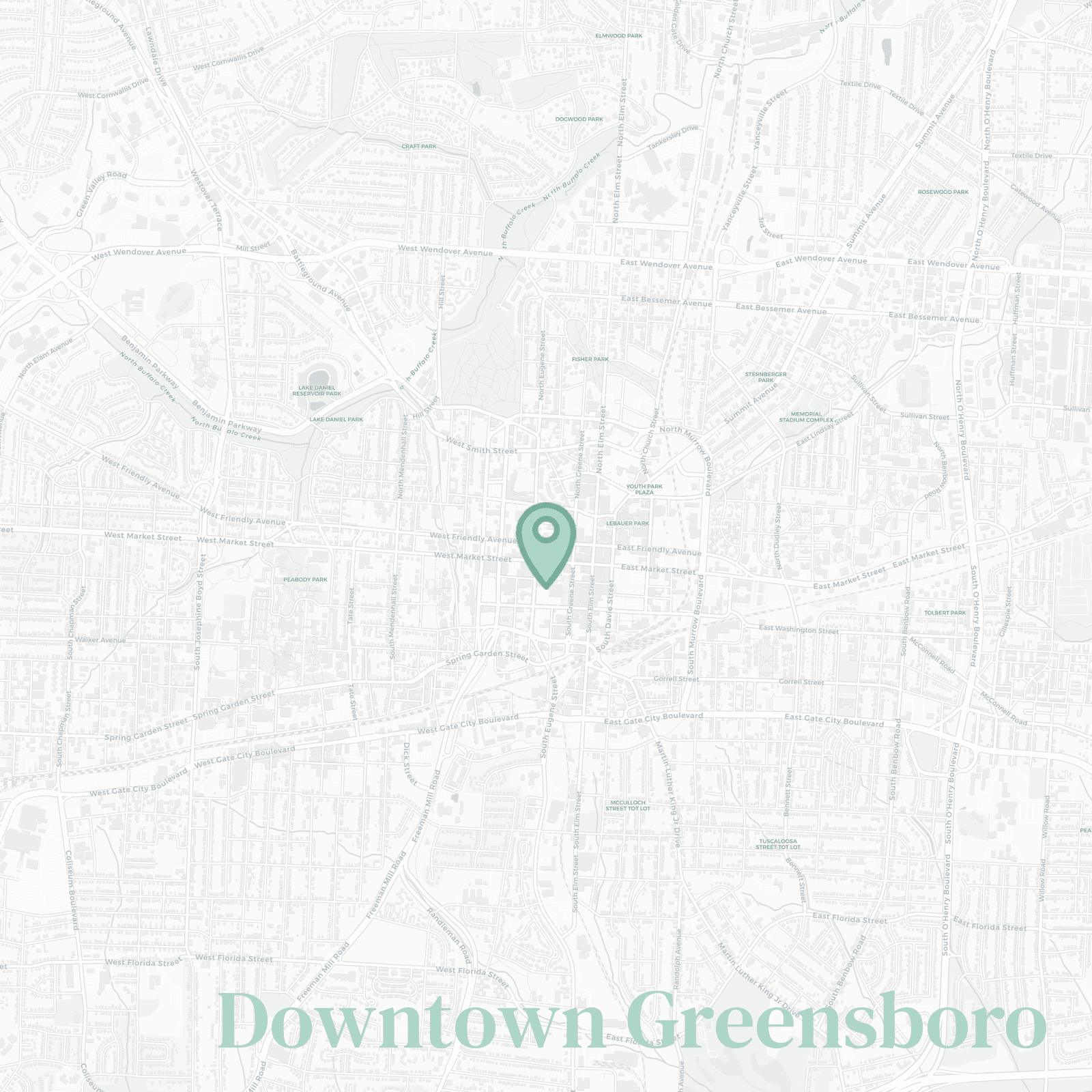 Downtown Greensboro neighborhood