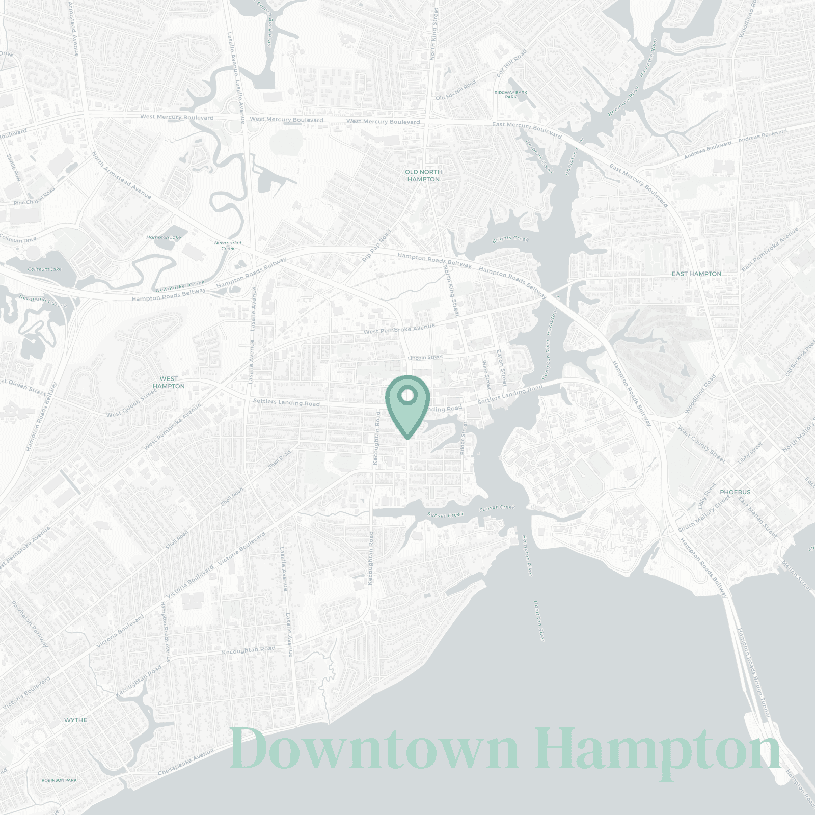 Downtown Hampton neighborhood