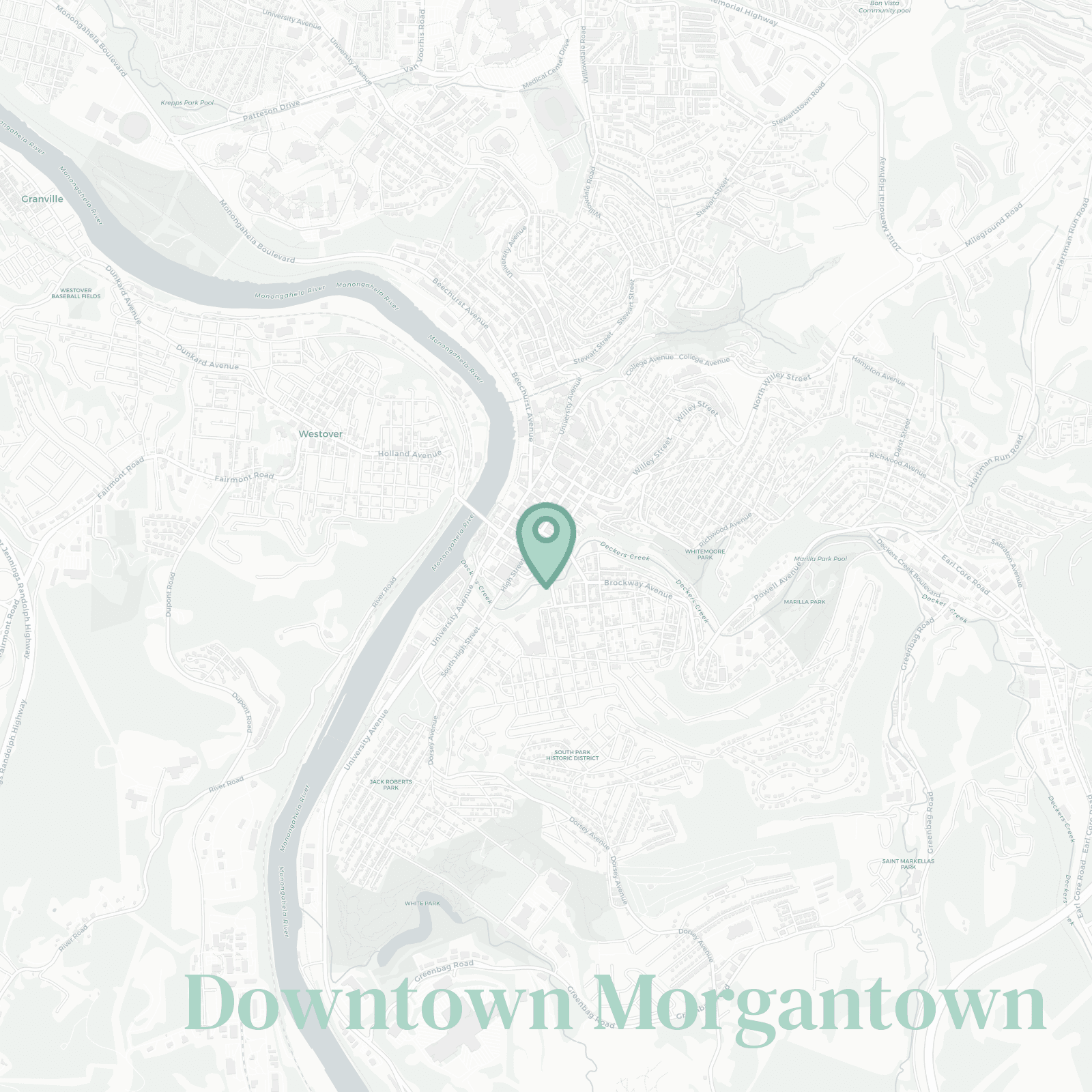 Downtown Morgantown neighborhood