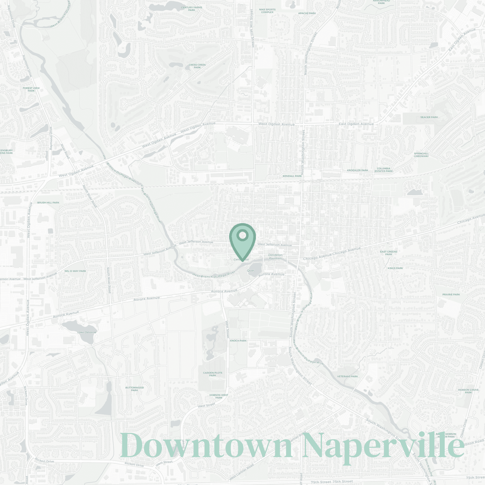 Downtown Naperville neighborhood