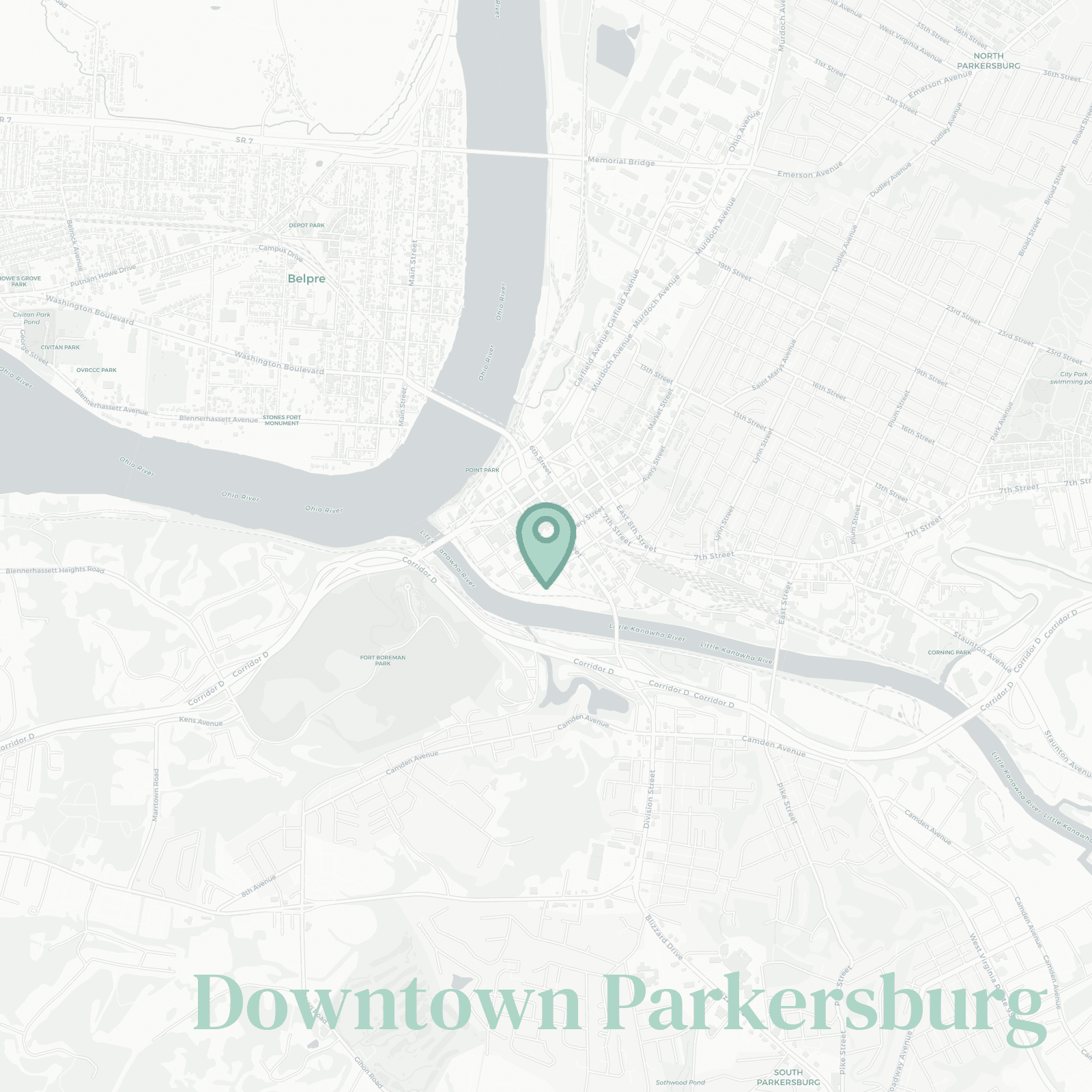 Downtown Parkersburg neighborhood